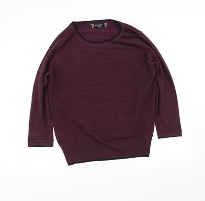 rprinciples Womens Purple   Pullover Jumper Size 16