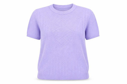CHIC Womens Purple   Pullover Jumper Size M