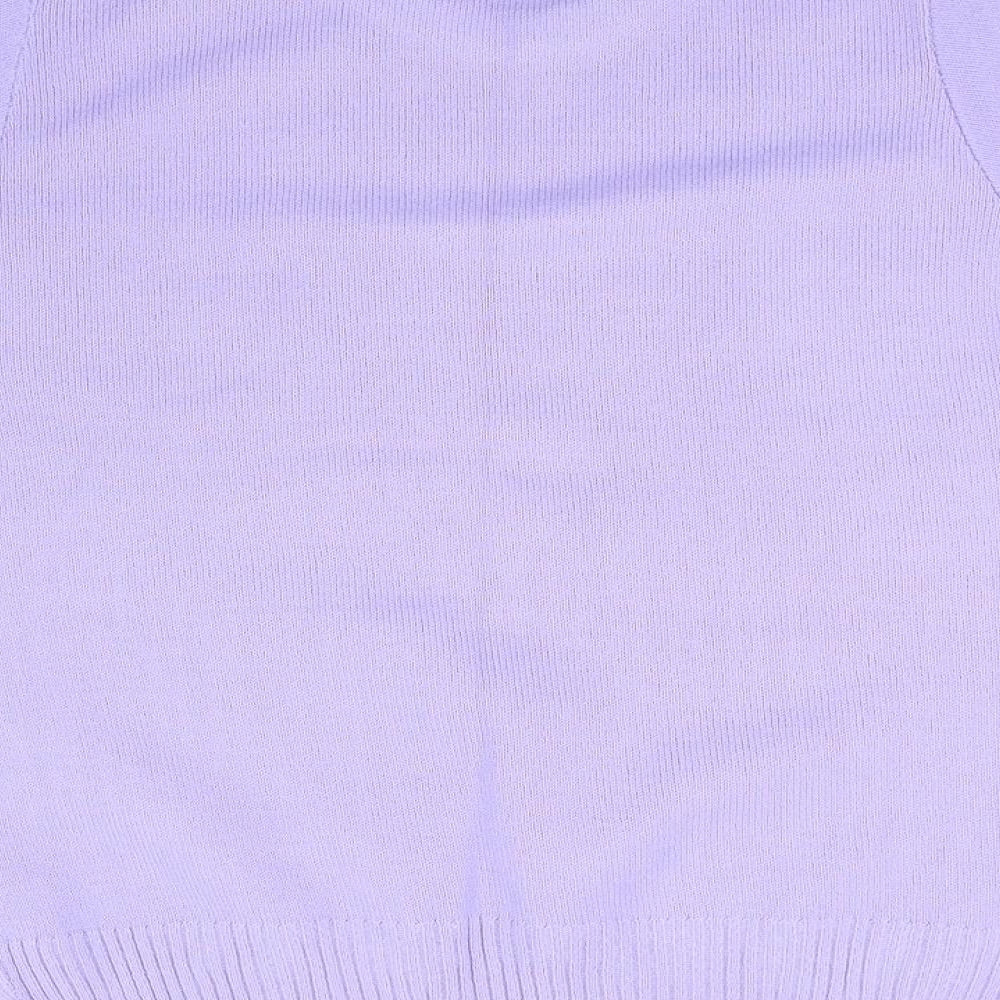 CHIC Womens Purple   Pullover Jumper Size M