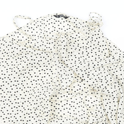 SheIn Womens White   Cardigan Jumper Size L