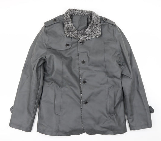 Womens UK Size L Preworn Grey Jacket