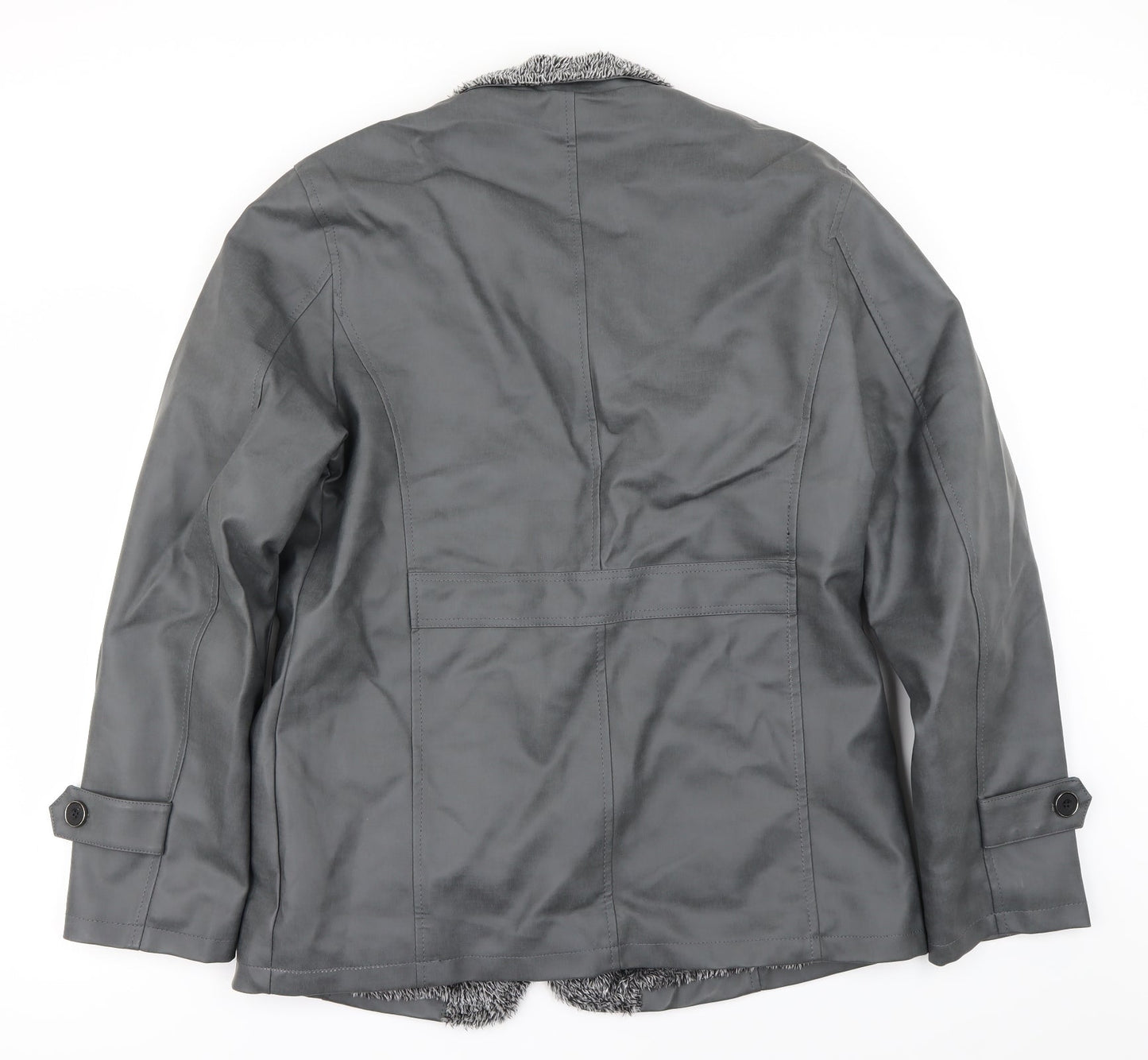 Womens UK Size L Preworn Grey Jacket