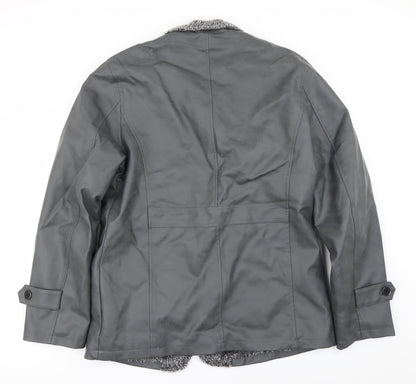 Womens UK Size L Preworn Grey Jacket