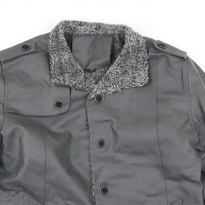 Womens UK Size L Preworn Grey Jacket