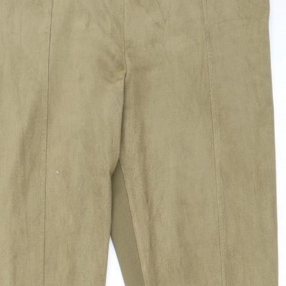 Womens UK Size L H&M Regular Fit  Brown Trousers