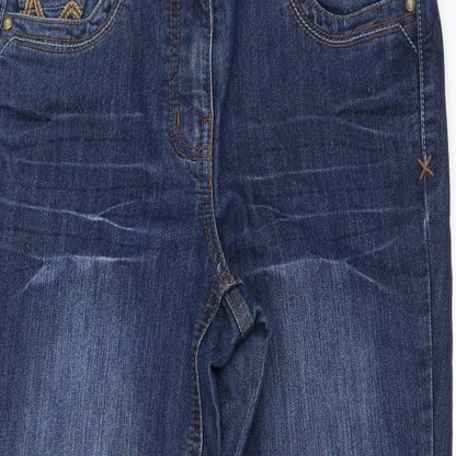 George Womens Blue   Straight Jeans Size 28 in L22 in