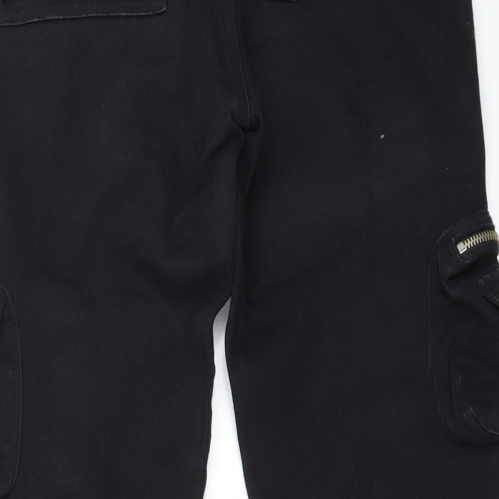 Preworn Womens Black   Straight Jeans Size M L20 in