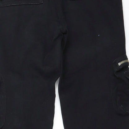 Preworn Womens Black   Straight Jeans Size M L20 in
