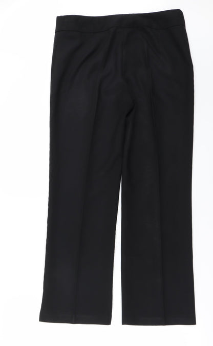 George Womens Black   Trousers  Size 10 L25 in