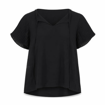 Womens UK Size 12 Atmosphere Black Basic Blouse
