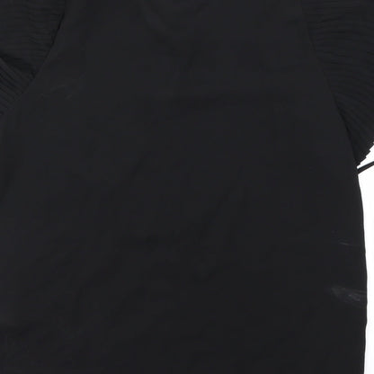 Womens UK Size 12 Atmosphere Black Basic Blouse
