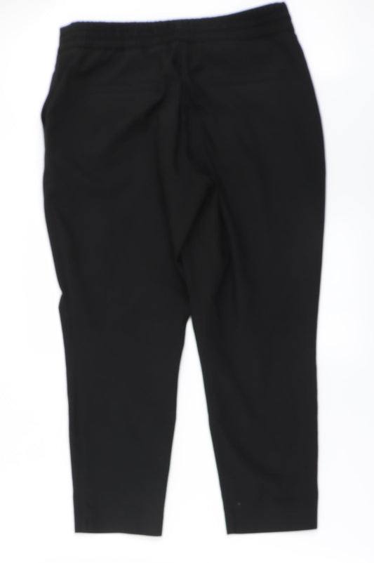 NEXT Womens Black   Trousers  Size 12 L22 in