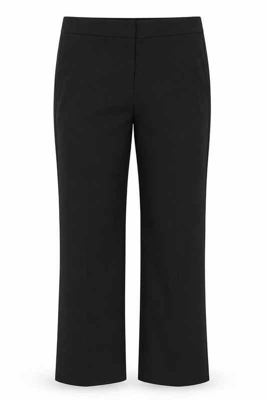 Womens UK Size 10 Papaya Regular Fit  Black Trousers