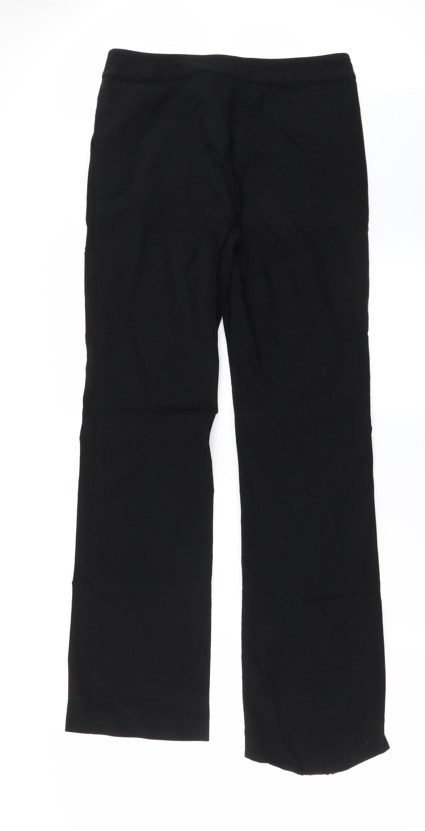 Womens UK Size 10 Papaya Regular Fit  Black Trousers