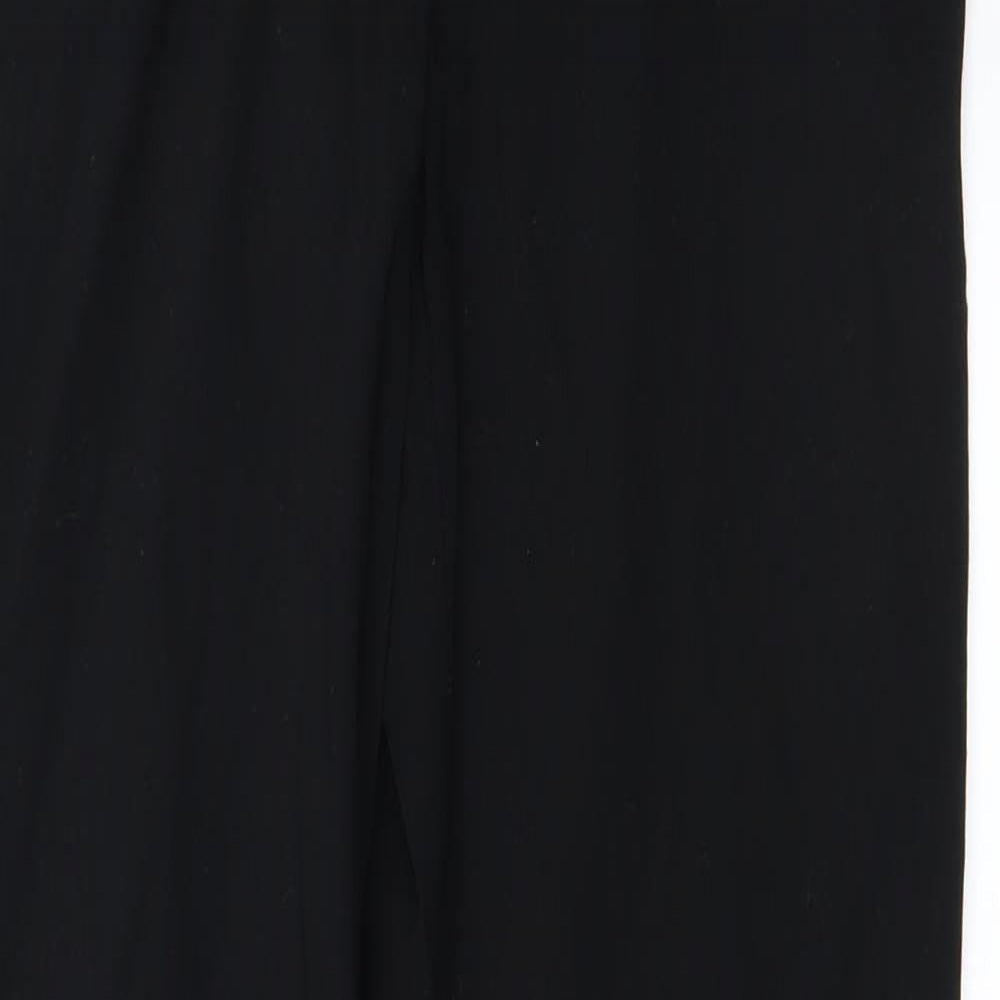 Womens UK Size 10 Papaya Regular Fit  Black Trousers