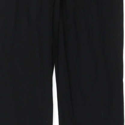 Womens UK Size 10 Papaya Regular Fit  Black Trousers