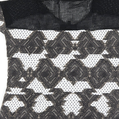 Womens UK Size 10 NEXT Black Basic T-Shirt