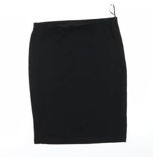 George Womens Black   A-Line Skirt Size 12
