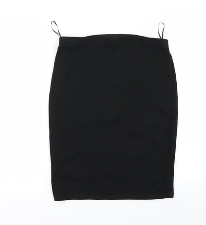 George Womens Black   A-Line Skirt Size 12