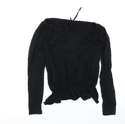 F&F Womens Black   Basic Blouse Size 8