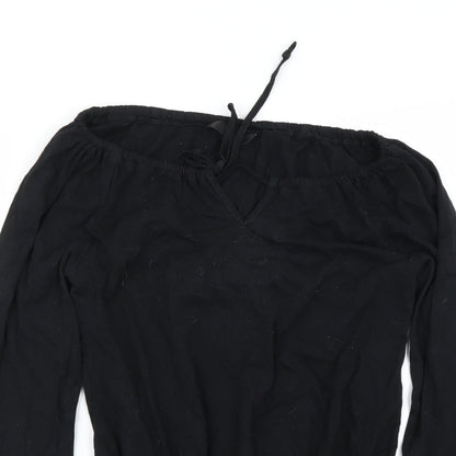 F&F Womens Black   Basic Blouse Size 8