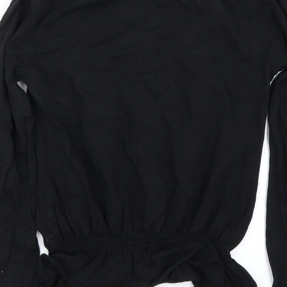 F&F Womens Black   Basic Blouse Size 8