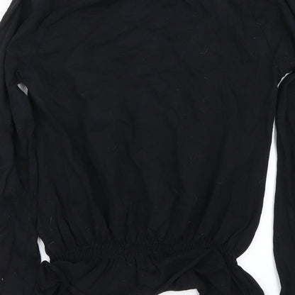 F&F Womens Black   Basic Blouse Size 8