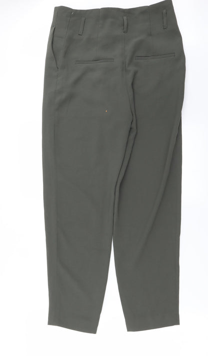 H&M Womens Green   Trousers  Size 6 L25 in
