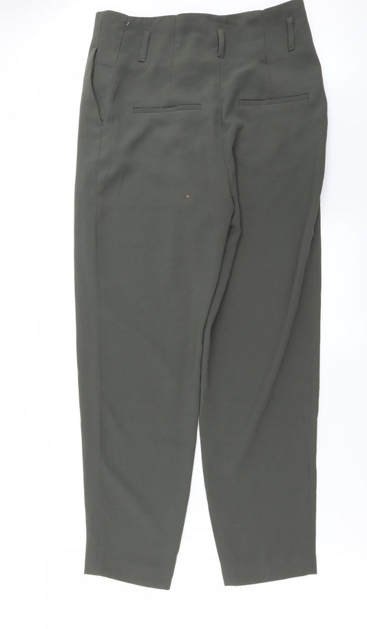 H&M Womens Green   Trousers  Size 6 L25 in