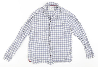 Marks & Spencer Boys Grey   Basic Button-Up Size 9-10 Years