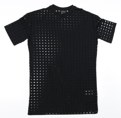 Topshop Womens Black   T-Shirt Dress  Size 6