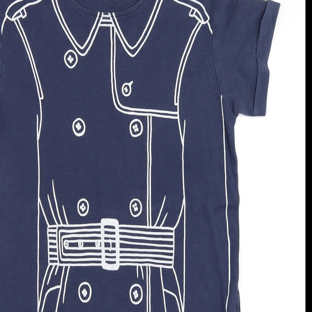 Oasis Womens Blue   T-Shirt Dress  Size S