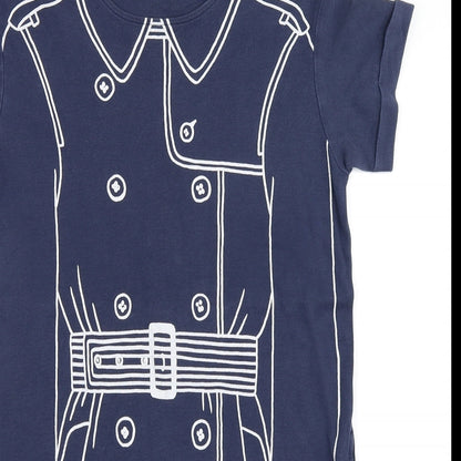 Oasis Womens Blue   T-Shirt Dress  Size S