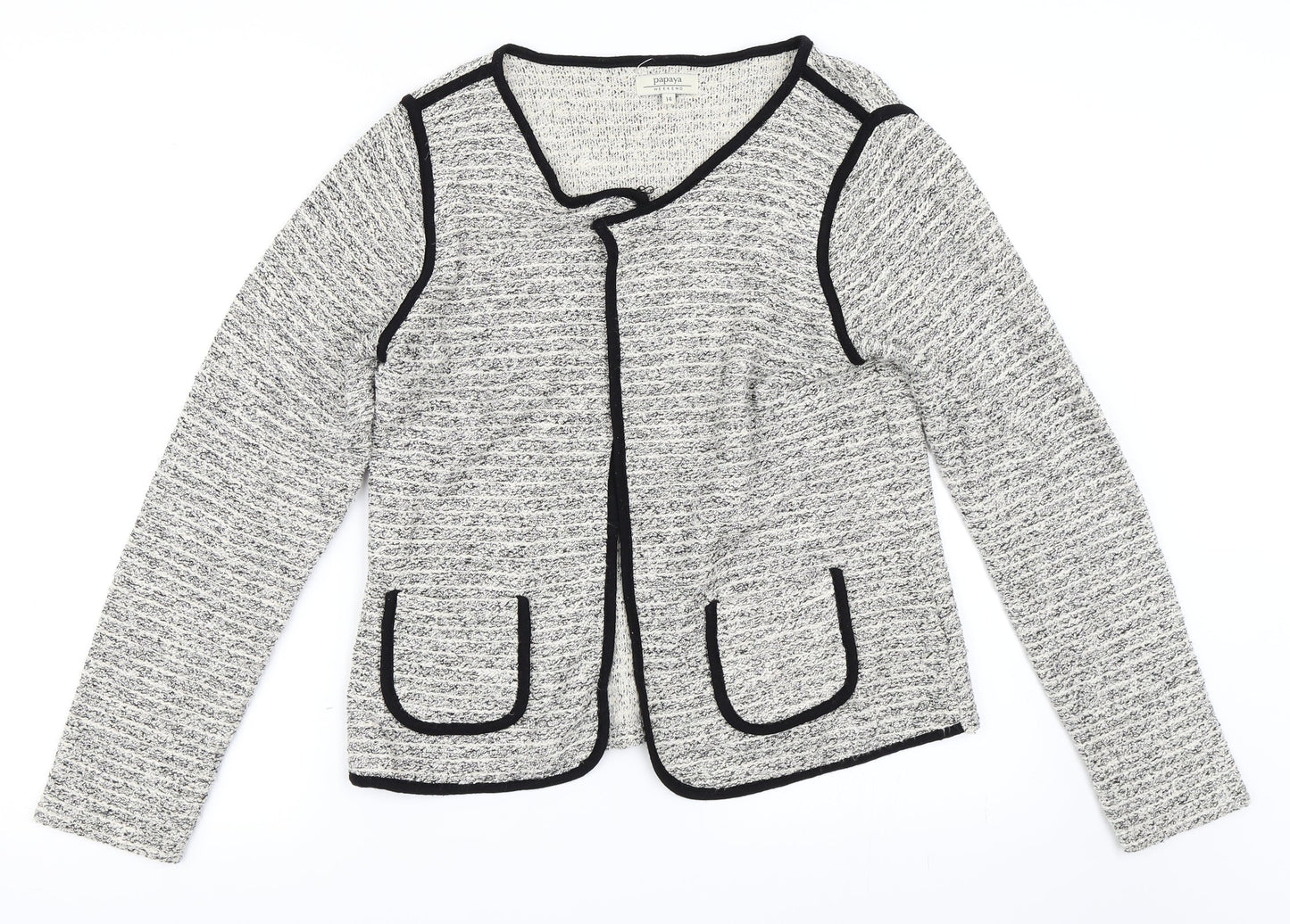 Papaya Womens Beige   Jacket  Size 14