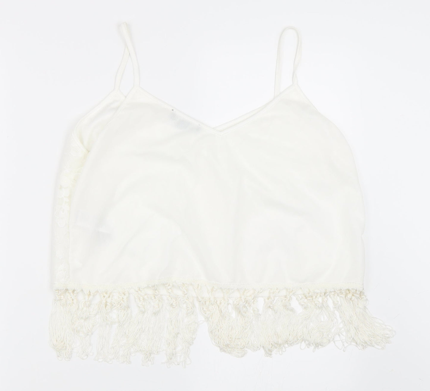 Womens UK Size 16 New Look Ivory Basic Blouse