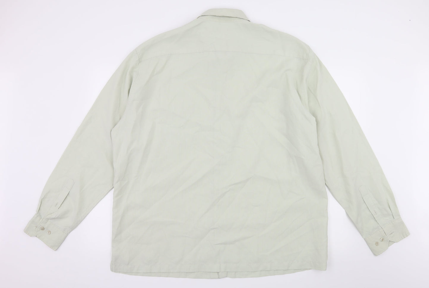 St Micheal Mens Green    Button-Up Size 2XL