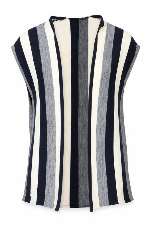 Papaya Womens Multicoloured Striped Knit Cardigan Jumper Size S