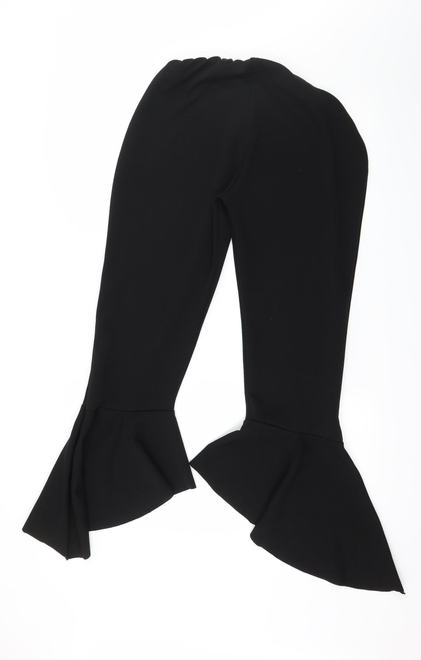 Womens UK Size 14 Preworn Regular Fit  Black Trousers