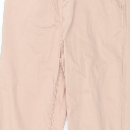 Denim & Co. Womens Pink  Denim Skinny Jeans Size 8 L27 in