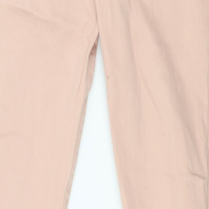 Denim & Co. Womens Pink  Denim Skinny Jeans Size 8 L27 in