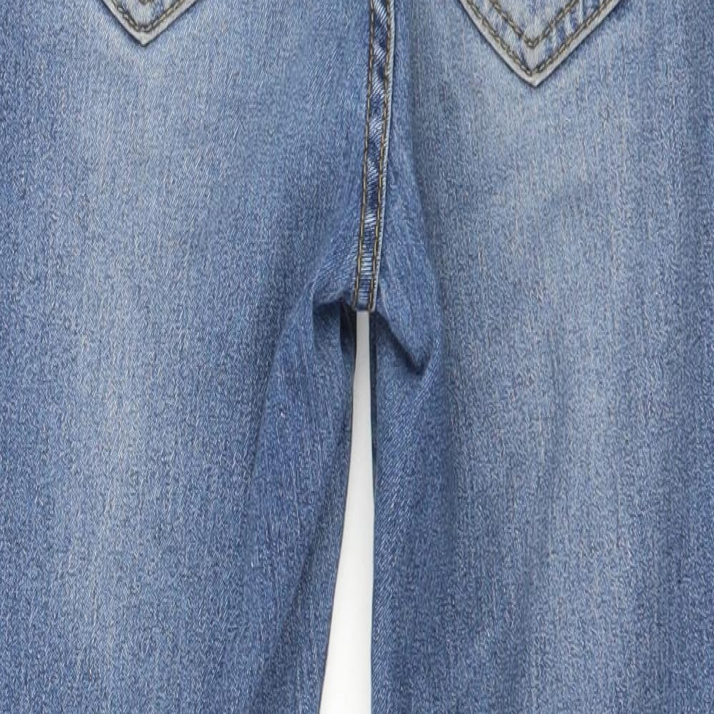PRETTYLITTLETHING Womens Blue  Denim Skinny Jeans Size 6 L26 in