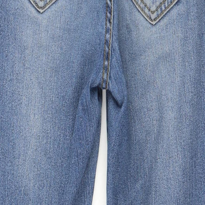 PRETTYLITTLETHING Womens Blue  Denim Skinny Jeans Size 6 L26 in