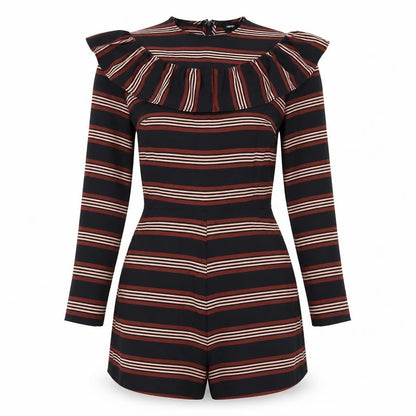 Womens UK Size 8 ASOS One-Piece Black Playsuit