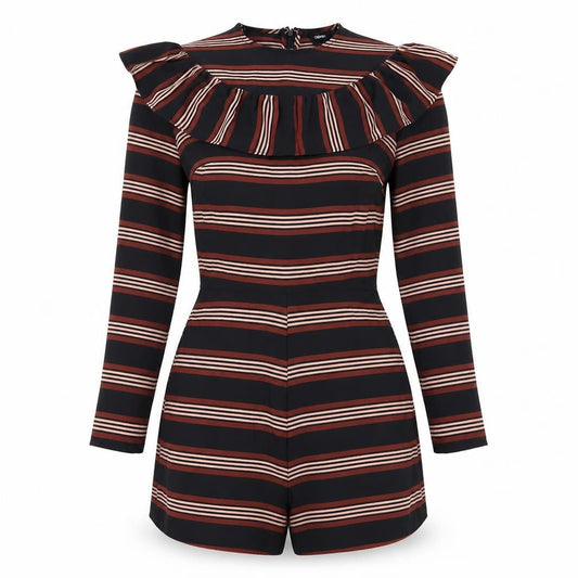 Womens UK Size 8 ASOS One-Piece Black Playsuit