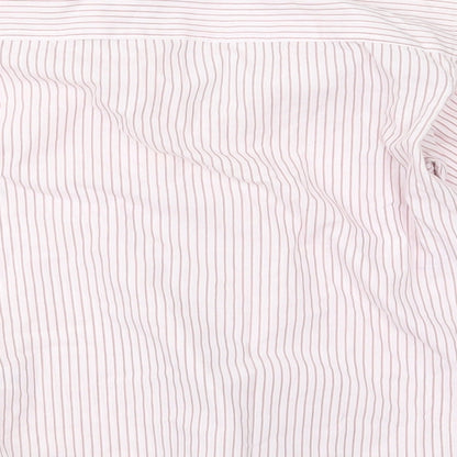 Duck & Dodge Boys Red Striped  Basic Button-Up Size 6 Years