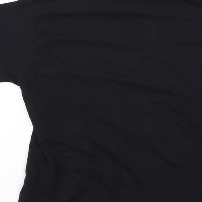 Fruit of the Loom Girls Black   Basic T-Shirt Size 7-8 Years