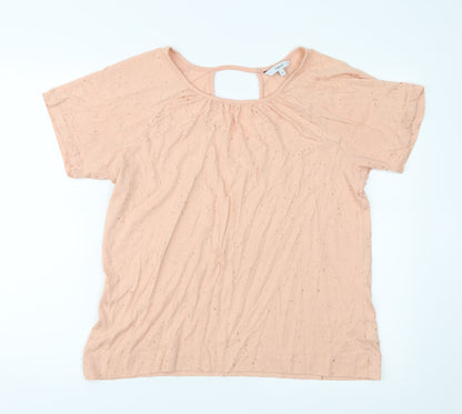 Womens UK Size 12 NEXT Pink Basic Blouse