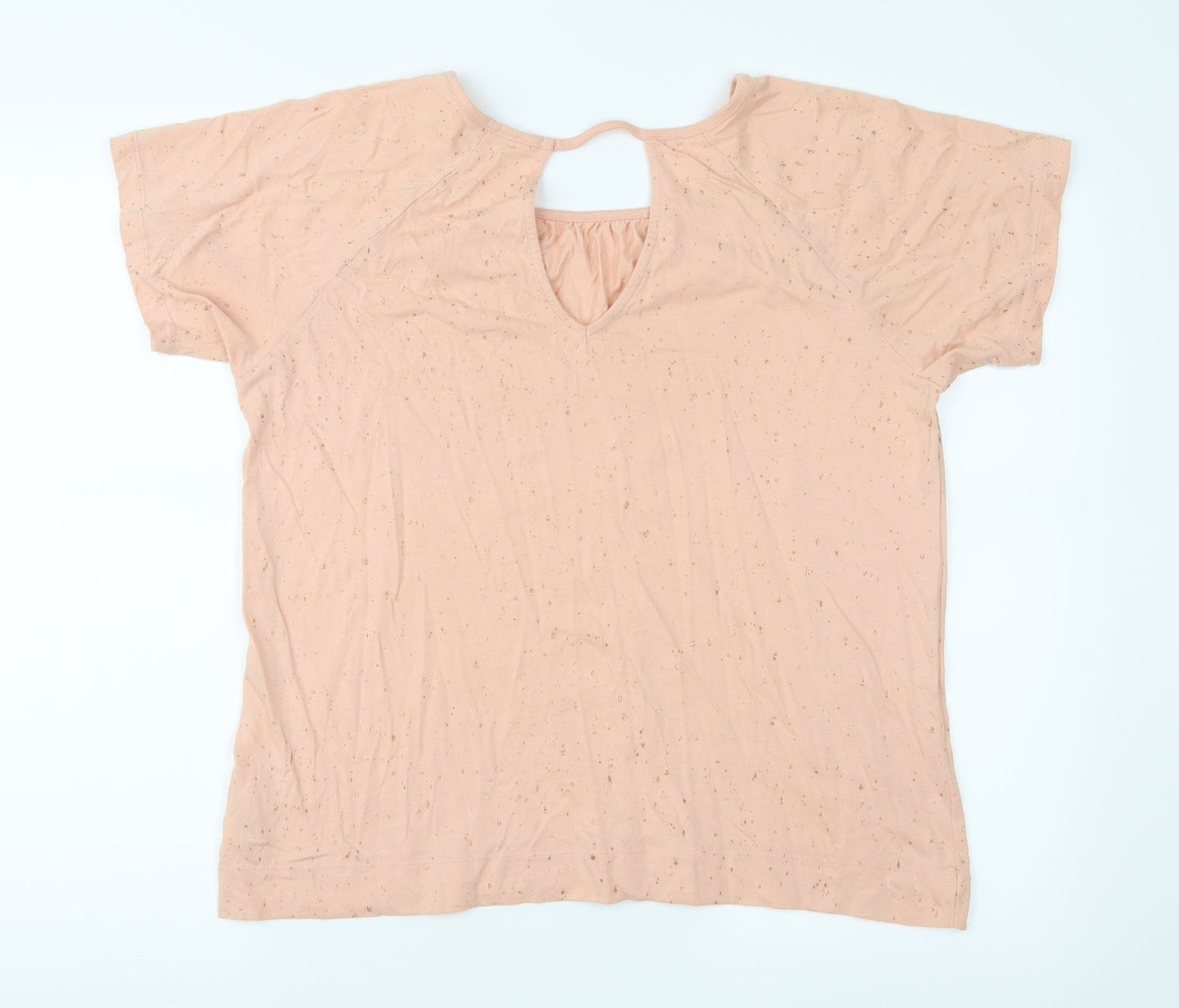 Womens UK Size 12 NEXT Pink Basic Blouse