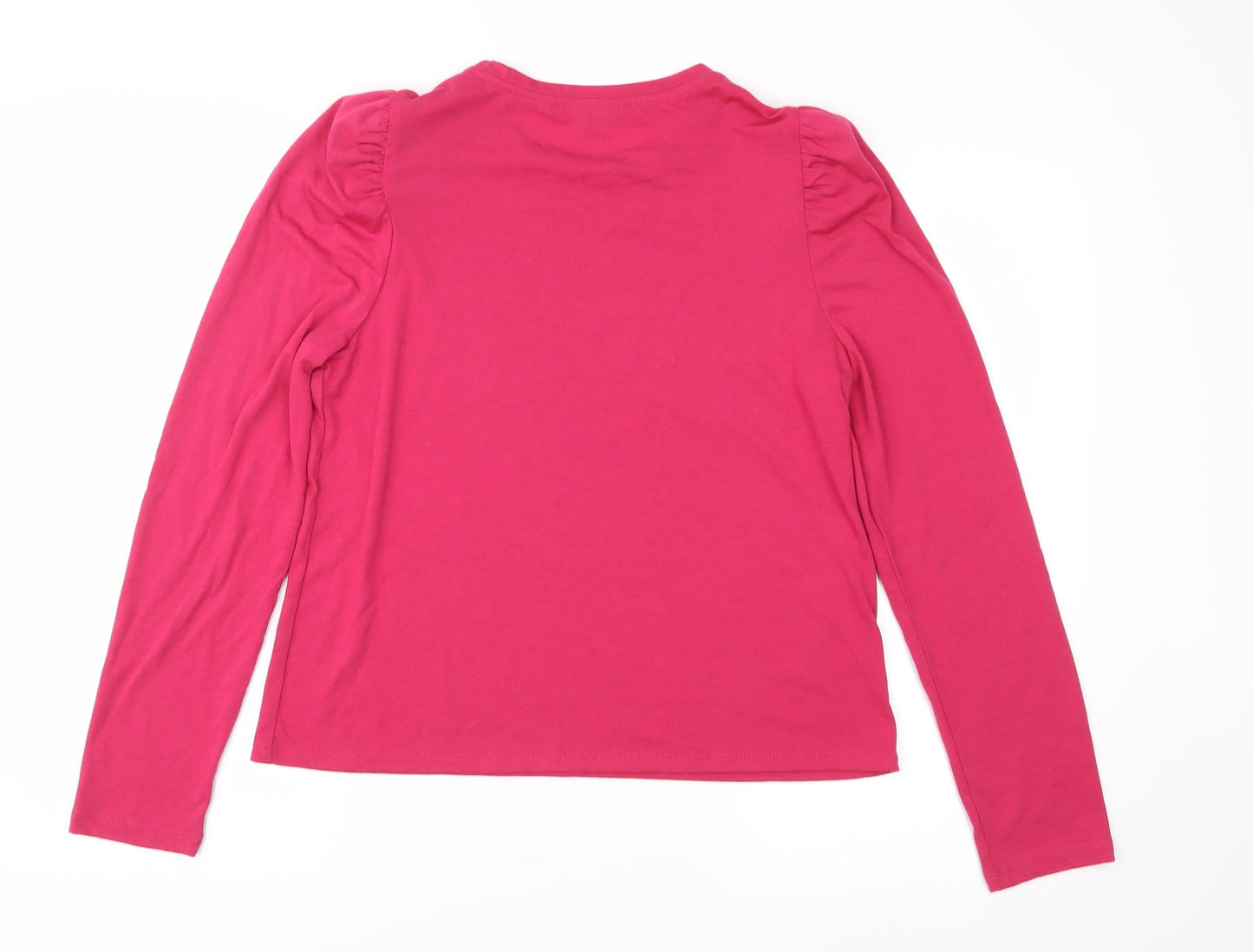 Womens UK Size 12 NEXT Pink Basic Blouse
