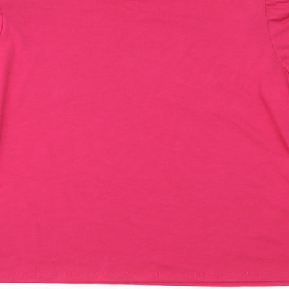 Womens UK Size 12 NEXT Pink Basic Blouse